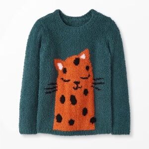Hanna Andersson Cat marshmallow sweater